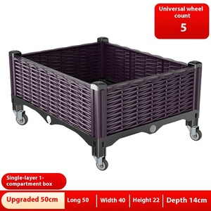 Boîte de plantation de roue universelle moderne Pot de <span class=keywords><strong>fleur</strong></span> en plastique <span class=keywords><strong>rectangulaire</strong></span> pour <span class=keywords><strong>balcon</strong></span> extérieur Vente en gros Boîte à fleurs mobile pour légumes - Product Image 6