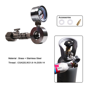 Offre Spéciale Station de recharge de carbonateur d'adaptateur de CO2 de haute qualité mise à jour pour le remplacement de Sodastream de réservoir de déconnexion rapide rose - Product Image 6