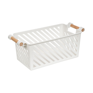 Xitianlong <b>Storage</b> Basket Rectangle Plastic With Handle For <b>Kitchen</b> Food Organization - Product Image 2
