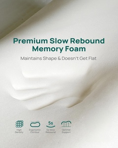 Memory Foam <b>Pillow</b> Adjustable Supportive Orthopedic Contour Sleep <b>Pillow</b> for <b>Neck</b> and Shoulder Pain - Product Image 2