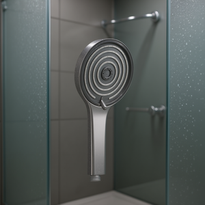 Cabezal de ducha Alcamo 3 Jet, níquel, 119 mm de diámetro - Product Image 3