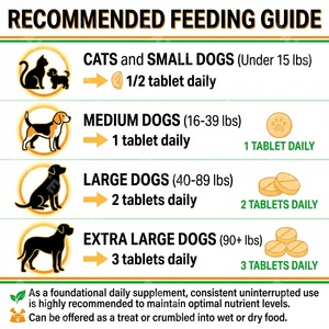 Tabletas Multivitamínicas Premium para Mascotas, Vitalidad Diaria, Apoyo Inmunológico para <span class=keywords><strong>Perros</strong></span> y Gatos, Marca Privada OEM - Product Image 2