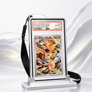 Funda Protectora para Tarjetas con Clasificación PSA, Cinta Magnética, Cuerda para Colgar, Funda Antipolvo y Anticaídas para Tarjetas Coleccionables TCG Star Card Art - Product Image 2
