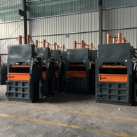 Compacteur de déchets semi-automatique de petite taille de 30 tonnes et presse à balles pour cartons de déchets, pour les canettes en aluminium, les plastiques, les machines à presser les balles en PET