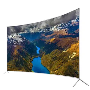 65 дюймов изогнутый Smart TV Box 4K с большим экраном со сверхвысоким разрешением Ultra HD, LED-телевизор Smart TV 65 дюймов ТВ