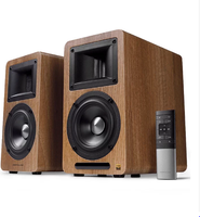 Enceinte Bluetooth active Airpulse A80 avec sortie subwoofer, APT-X 5.0, XOMS USB et télécommande pour bureau