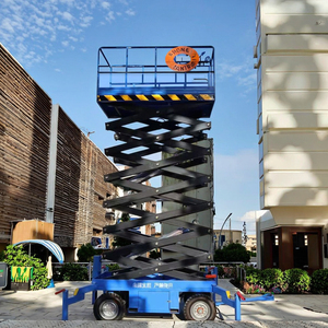 Plataforma Elevadora de Tijera <span class=keywords><strong>Genie</strong></span> GS-2669, Máquina Elevadora de Tijera Móvil Autopropulsada Hidráulica para Hoteles - Product Image 2