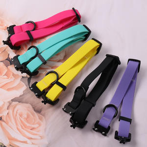 <span class=keywords><strong>Collar</strong></span> de Goma para Mascotas con Recubrimiento de PVC y Logotipo Personalizado al por Mayor, <span class=keywords><strong>Collar</strong></span> de Goma para Perro Impermeable y Fácil de Limpiar con Hebilla de Liberación Rápida - Product Image 3
