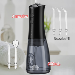 2025 nuevo portátil 300ML negro <span class=keywords><strong>Dental</strong></span> agua hilo <span class=keywords><strong>dental</strong></span> eléctrico inalámbrico para <span class=keywords><strong>irrigador</strong></span> Oral Pick limpiador de dientes <span class=keywords><strong>mejor</strong></span> limpieza de dientes - Product Image 1