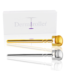 Rodillo <span class=keywords><strong>Derma</strong></span> de hielo de enfriamiento Facial Cryo Sticks Rodillo facial para masajeador facial en color dorado claro - Product Image 4