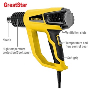 Greatstar-<span class=keywords><strong>pistola</strong></span> <span class=keywords><strong>de</strong></span> <span class=keywords><strong>calor</strong></span> <span class=keywords><strong>de</strong></span> alta potencia, 3 modos <span class=keywords><strong>de</strong></span> temperatura, 2000W, <span class=keywords><strong>para</strong></span> la eliminación <span class=keywords><strong>de</strong></span> <span class=keywords><strong>pintura</strong></span> y calentamiento o descongelación - Product Image 3