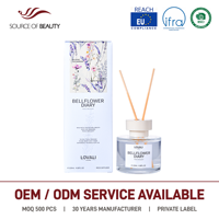 Diffuseur de parfum LOVALI en forme de cloche naturelle pour la maison et le bureau, vente en gros, 120 ml