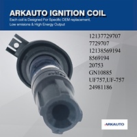 ARKAUTO paket koil pengapian sepeda motor 12137729707 12138569194 UF757 untuk BMW C 600 C600 K18 C 650 C650 K19 C 400 K08 X GT I3 I3S
