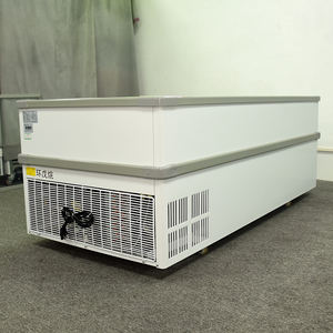 Congelador comercial Puerta <span class=keywords><strong>de</strong></span> <span class=keywords><strong>vidrio</strong></span> Refrigerador Supermercado Congelador <span class=keywords><strong>horizontal</strong></span> Display Cofre Congelador escaparate - Product Image 5