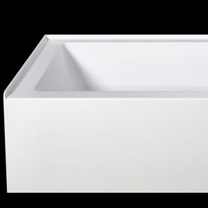 CKB Baignoire en acrylique empilable de haute qualité, blanche et noire, pour appartement d'hôtel, avec alcôve - Product Image 6
