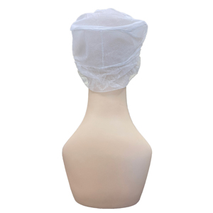 Accessoire de casque de sécurité pour <span class=keywords><strong>femme</strong></span> : Bonnet <span class=keywords><strong>snood</strong></span> jetable en PP non tissé avec visière – Produit de sécurité - Product Image 5