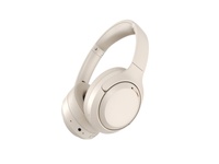 Penjualan laris headset ANC Headphone nirkabel Noise Canceling dengan lapisan karet dapat dilipat Headphone Hybrid
