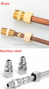 Фитинг компрессионный прямой 1/8 дюйма, из нержавеющей стали 304, с двойными обжимными кольцами, для газа - Product Image 2