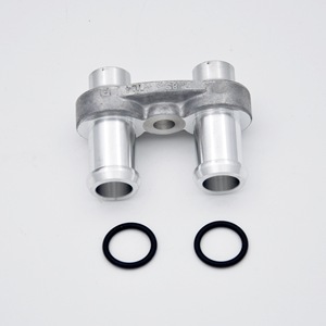 Conector de radiador de calefacción 6Q0 121 065 G de aluminio con junta tórica para Volkswagen Polo Skoda Fabia - Product Image 2