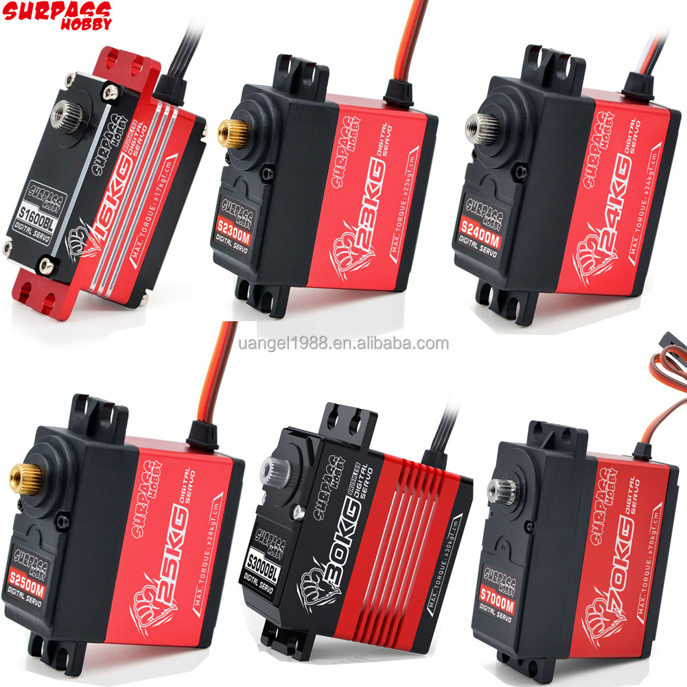 Dilwe Servo RC Impermeabile Con Ingranaggi Metallici - Ricambio Per Auto Telecomandate 1/16 1/14 1/12 - 3