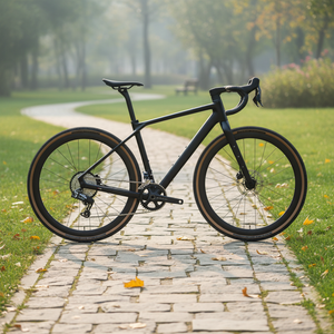 Nouveau Vélo de Route en Fibre de Carbone Gravel-x 2026, 25 Modèles, 13 Vitesses, avec Commande de Vitesse Radio, Frein à Disque et Pédales Standard - Product Image 1