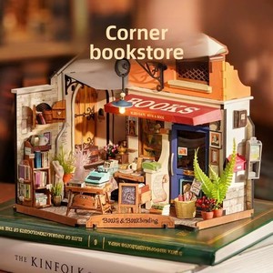 DIY Hut Becca Bakery - <span class=keywords><strong>Maison</strong></span> miniature en bois assemblée à la main - Modèle de <span class=keywords><strong>maison</strong></span> miniature - Jouet créatif - Cadeau d'anniversaire pour les 14 ans et plus - Boîte colorée - Product Image 2
