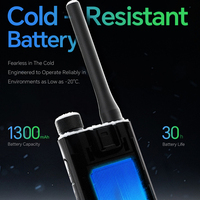 Radio Inteligente Baofeng Alervites AT2 de 2W UHF, Radio Bidireccional con Bluetooth, Walkie Talkie con IA sin Conexión para Aventuras Fuera de la Red
