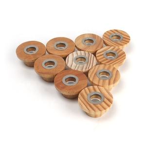 Tapa de botella de difusor de madera Natural duradera de fábrica con relieve personalizado <span class=keywords><strong>para</strong></span> fragancia, tarro de Perfume <span class=keywords><strong>para</strong></span> aromaterapia, botella de aceite esencial - Product Image 2