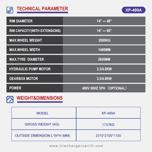 ที่กำหนดเองอัตโนมัติรถบรรทุก<span class=keywords><strong>ยาง</strong></span>เปลี่ยนรถบรรทุก Tyer <span class=keywords><strong>เปิด</strong></span>เครื่องสำหรับขายรถทำงานร้านค้า - Product Image 4