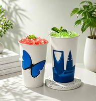 Mini Roze Sublimatie Lek Proof Blanco Cup Mokken Monster Iced Latte Koffie Thee Cups Charmes Voor Proeverij