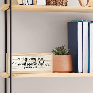 Jetec moderna Bibbia versetto scritta in legno targa decorazione (10x4 pollici)-natale casa <span class=keywords><strong>arte</strong></span> della parete <span class=keywords><strong>cristiana</strong></span> - Product Image 3