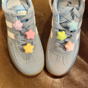 En gros, décorations mignonnes en peluche en forme d'étoile pour chaussures, boucles de lacets haut de gamme, accessoires floraux pour chaussures de sport - Product Image 2