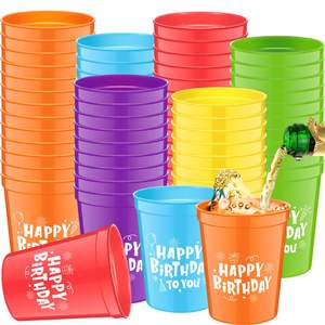 オクトーバーフェストパーティーのためのホット販売12オンスプラスチック再利用可能な飲用カップクリアフロストジュースカップカスタムビールカップ - Product Image 1