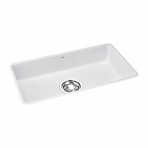 [BAEKJO] Évier en émail 860 BLANC avec surface hygiénique empêchant l'adhérence des taches et les odeurs - Product Image 2