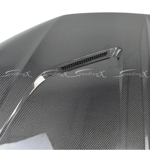 CUSTOMIZE SPX-SC STYLE CARBON FIBER <strong>ENGINE</strong> HOOD BONNET for 2021-2022 HONDA CIVIC X 11TH GEN - Product Image 4