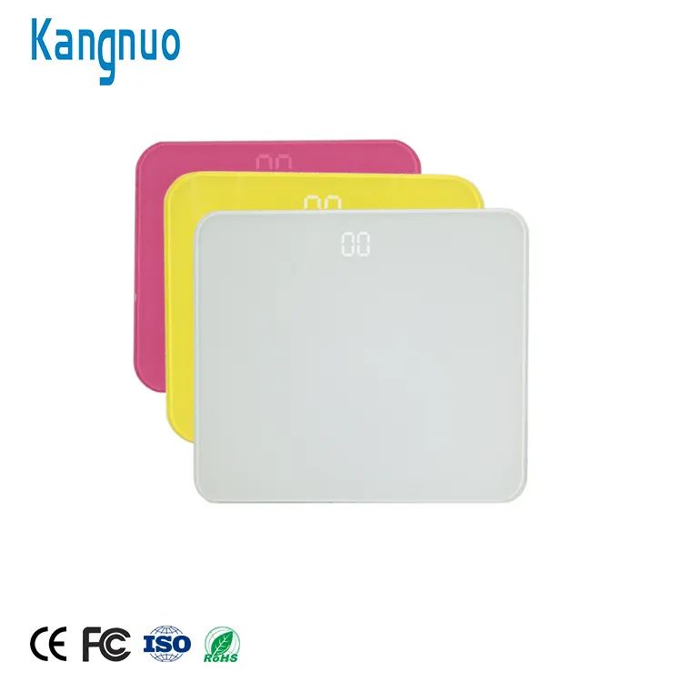 KANGNUO العلامة الخاصة خطوة على وظيفة التكنولوجيا الخلفية الرقمية وزن ميزان حمام
