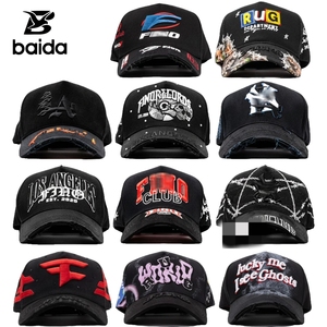 Envío Rápido al por Mayor, Gorra de Béisbol de 5 Paneles con Visera Curva, Gorra Barbas con Bordado 3D, Forro de Satén con Chip Integrado, Gorras Deportivas G5 - Product Image 1