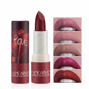 New Paper Tube Matte <b>Lipstick</b> Moisturizing Not Easy to Decolorize Velvet Lip Balm Custom logo - Product Image 1