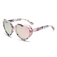 Lunettes de soleil personnalisées de style designer 5117, motif cœur mignon, pour femme, motif cœur, style transfrontalier