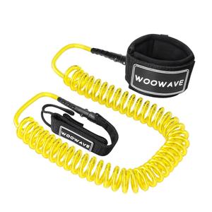Laisse de <span class=keywords><strong>planche</strong></span> de surf personnalisable en spirale pour cheville, pour SUP et Stand Up Paddle Board - Product Image 2