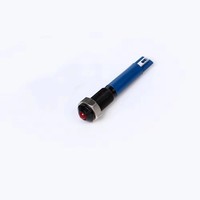 ELEWIND Lampe de signalisation LED en métal noir, laiton ou acier inoxydable, 6 mm (PM06B-D)