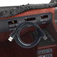 Câble USB de haute qualité Shanhai pour connecteur AIS, 1,5 m, ABS, pour la navigation maritime