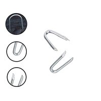 Factory Direct Galvanized U Staples for Construction Framework 1.0 to 6.5 mm Length Smooth Shank Barbed Design Made of Steel