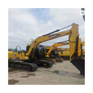 Excavadora de cadenas SANY SY155 usada, excavadora mediana de 15 toneladas, motor original, buen estado de funcionamiento, maquinaria de construcción para exportación - Product Image 2