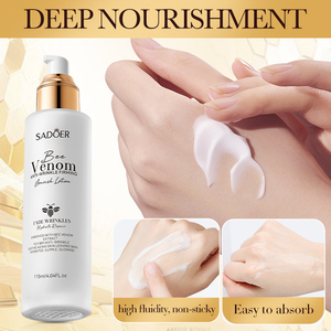 <span class=keywords><strong>Vente</strong></span> en gros Offres Spéciales Lotion nourrissante au venin d'abeille SADOER Lotion hydratante nourrissante anti-rides raffermissante pour tous les types <span class=keywords><strong>de</strong></span> peau - Product Image 4