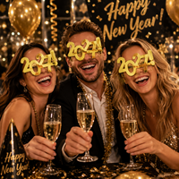 Lunettes de fête fantaisie Pafu 2027 : Nouveauté pour le Nouvel An, accessoires amusants pour les célébrations et les photobooths