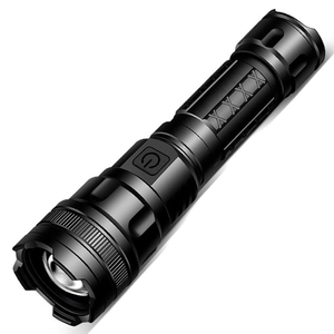Lampe torche LED ultra-lumineuse rechargeable par USB, zoom 15W, torche LED haute puissance pour le camping en plein air, la randonnée et les situations d'urgence - Product Image 1