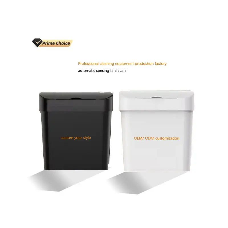 2024 Factory Large Capacity Customized Plastic Sensor Smart Bathroom Kitchen Hotel Smart Waste Bin