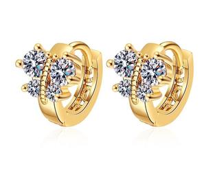 18K <b>Gold</b> Filled Huggie <b>Hoop</b> Earrings <b>Chunky</b> <b>Gold</b> Plated <b>Hoops</b> for Women Trending Hypoallergenic Daily Jewelry NonTarnish - Product Image 2