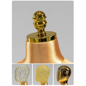 Tissu BBL femme courbes buste Mannequin robe forme vêtements forme <span class=keywords><strong>taille</strong></span> grandes hanches buste demi corps or Mannequin femme torse - Product Image 5